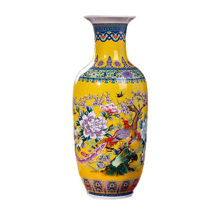 porcelain for Jahrriesnge yellow vase cna0164  porcelain Jahrriesnge  for yellow vase cna0164