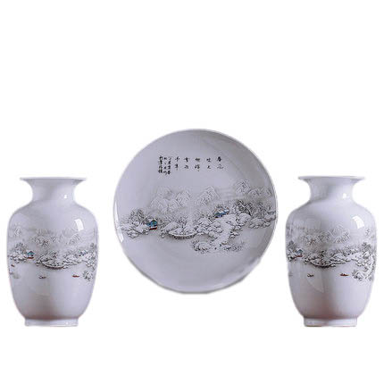 porcelain for Jahrriesnge vase set 3 pieces cna0193  porcelain Jahrriesnge  for vase set 3 pieces cna0193