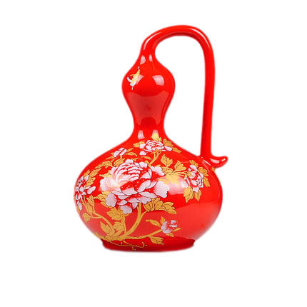 porcelain for Jahrriesnge red peony gourd vase cna0688 porcelain Jahrriesnge for red peony gourd vase cna0688
