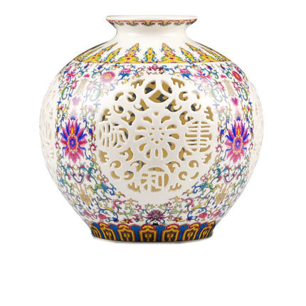 porcelain for Jahrriesnge pastel hollow thin fetal pomegranate flower vase cna0812 porcelain Jahrriesnge for pastel hollow thin fetal pomegranate flower vase cna0812