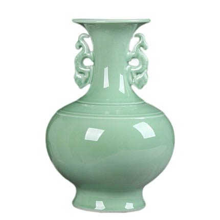 porcelain for Jahrriesnge green binaural vase cna0913  porcelain Jahrriesnge  for green binaural vase cna0913