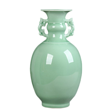 porcelain for Jahrriesnge green binaural vase cna0920  porcelain Jahrriesnge  for green binaural vase cna0920