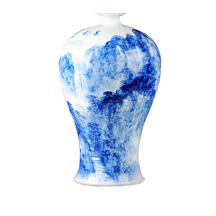 porcelain for Jahrriesnge landscape painting vase cna1001 porcelain Jahrriesnge for landscape painting vase cna1001