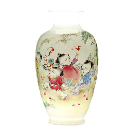 porcelain Jahrriesnge  for colorful landscape vase cna1003 