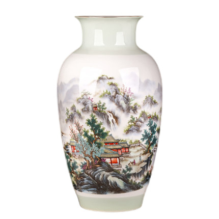 porcelain for Jahrriesnge colorful landscape vase cna1009 porcelain Jahrriesnge for colorful landscape vase cna1009