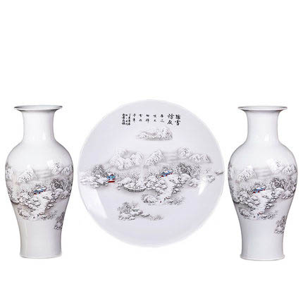 porcelain for Jahrriesnge vase set 3pcs cna1056  porcelain Jahrriesnge  for vase set 3pcs cna1056