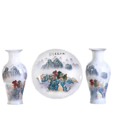 porcelain for Jahrriesnge vase set 3pcs cna1060  porcelain Jahrriesnge  for vase set 3pcs cna1060