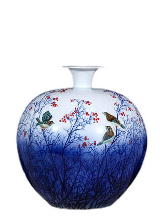 porcelain for Jahrriesnge flowers and birds vase cna1114 porcelain Jahrriesnge for flowers and birds vase cna1114