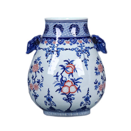 porcelain for Jahrriesnge deer head binaural lucky bucket vase cna1130  porcelain Jahrriesnge  for deer head binaural lucky bucket vase cna1130