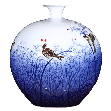 porcelain for Jahrriesnge birds trees vase cna1342  porcelain Jahrriesnge  for birds trees vase cna1342