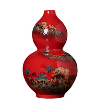 porcelain for Jahrriesnge red landscape vase cna1353  porcelain Jahrriesnge  for red landscape vase cna1353
