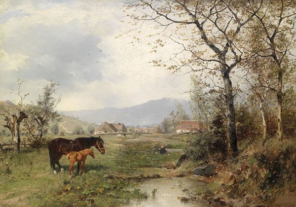 Landscape for Jahrriesnge horses-lpf01064 Landscape Jahrriesnge for horses-lpf01064