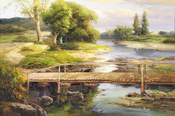 Landscape for Jahrriesnge bridge-lpf02251  Landscape Jahrriesnge  for bridge-lpf02251