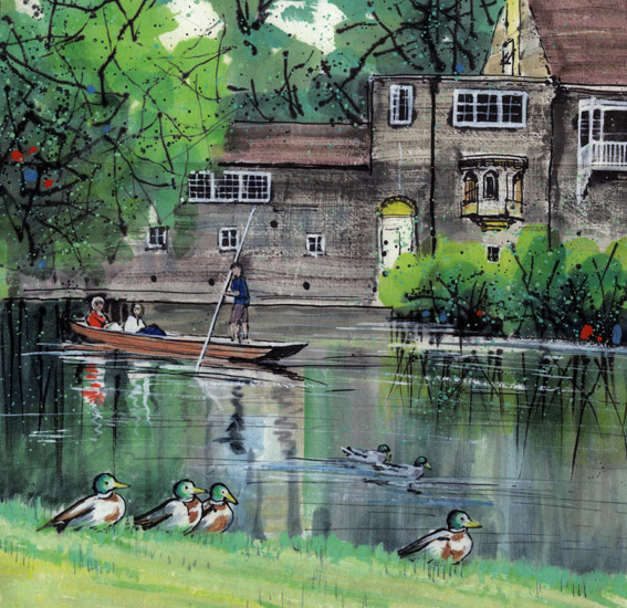 Landscape for Jahrriesnge mandarin ducks lpf08221 Landscape Jahrriesnge for mandarin ducks lpf08221