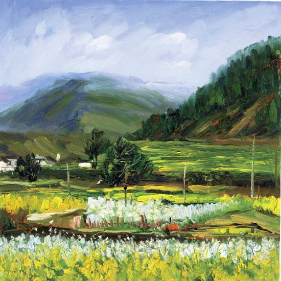 Landscape for JAHRRIESNGE flowers lpf08415 Landscape JAHRRIESNGE for flowers lpf08415