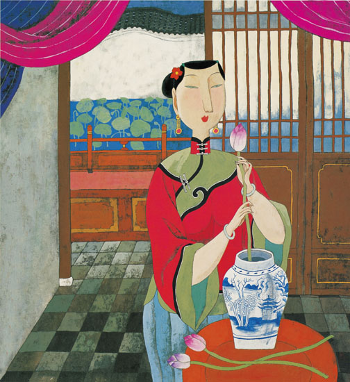 Portrait for Jahrriesnge old times lady lpf08785 Portrait Jahrriesnge for old times lady lpf08785