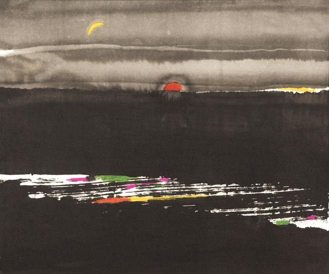 Landscape for Jahrriesnge sunset and moon rise lpf09020 Landscape Jahrriesnge for sunset and moon rise lpf09020