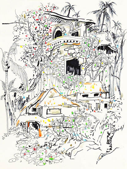 Landscape for JAHRRIESNGE houses lpf09047 Landscape JAHRRIESNGE for houses lpf09047