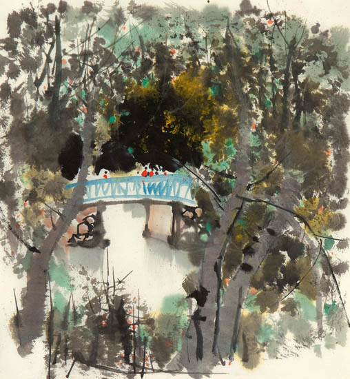 Landscape for JAHRRIESNGE bridge lpf09286  Landscape JAHRRIESNGE  for bridge lpf09286