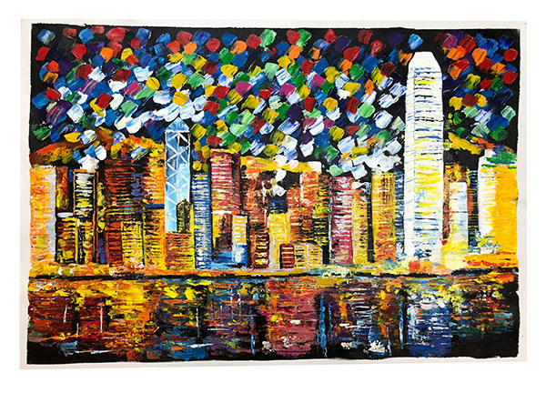 Oil Painting for JAHRRIESNGE building-lpg0001 Oil Painting JAHRRIESNGE for building-lpg0001