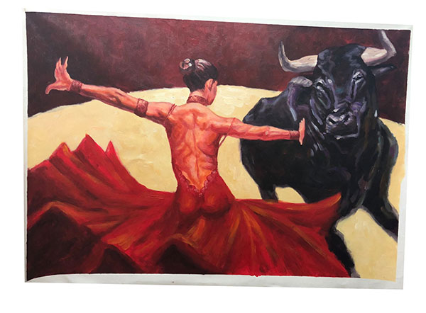 Oil Painting for JAHRRIESNGE beauty-ox-lpg0120  Oil Painting JAHRRIESNGE  for beauty-ox-lpg0120