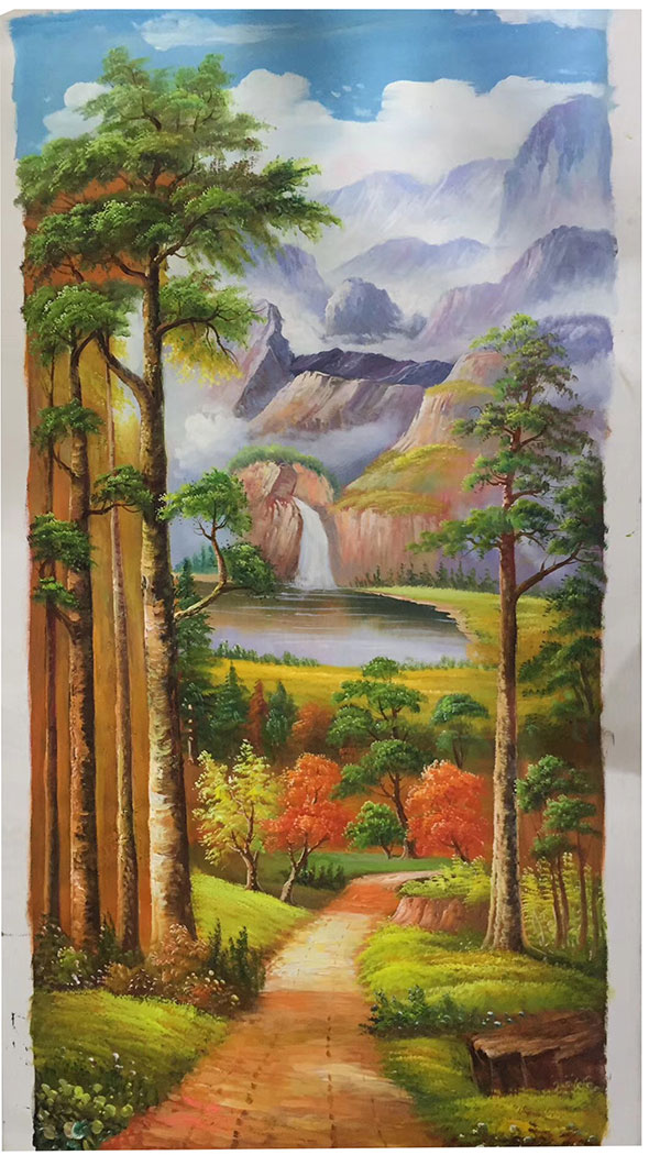 Oil Painting for JAHRRIESNGE landscape-lpg0139  Oil Painting JAHRRIESNGE  for landscape-lpg0139