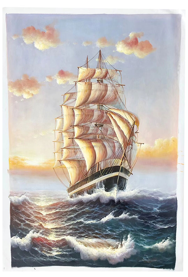 Oil Painting for JAHRRIESNGE sailboat-lpg0176  Oil Painting JAHRRIESNGE  for sailboat-lpg0176