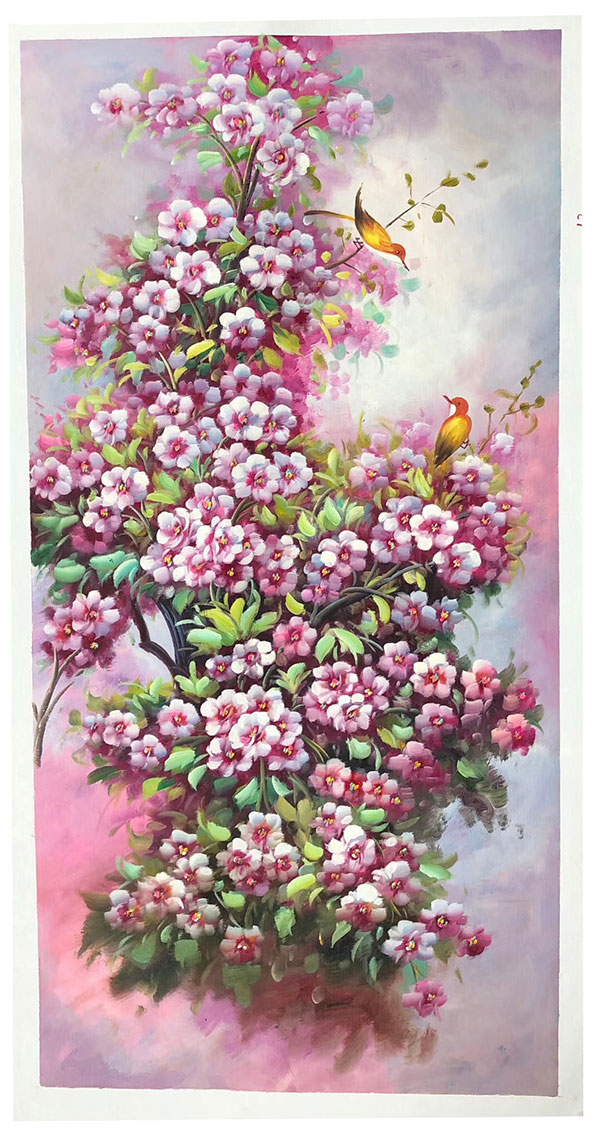 Oil Painting for JAHRRIESNGE pine-flower-lpg396 Oil Painting JAHRRIESNGE for pine-flower-lpg396