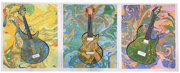 Oil Painting for Jahrriesnge guitar-lpg0419  Oil Painting Jahrriesnge  for guitar-lpg0419