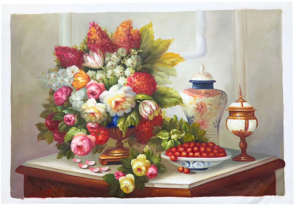 Still Life for Jahrriesnge vase-lamp-flower-fruit-lpg0828 Still Life Jahrriesnge for vase-lamp-flower-fruit-lpg0828