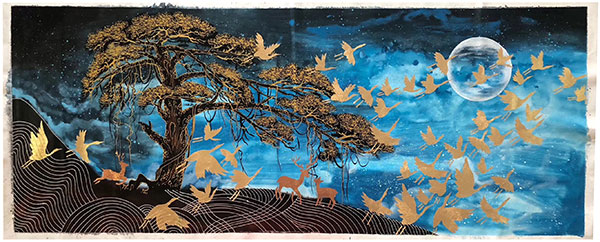 Landscape for Jahrriesnge birds-moon-lpg1497 Landscape Jahrriesnge for birds-moon-lpg1497