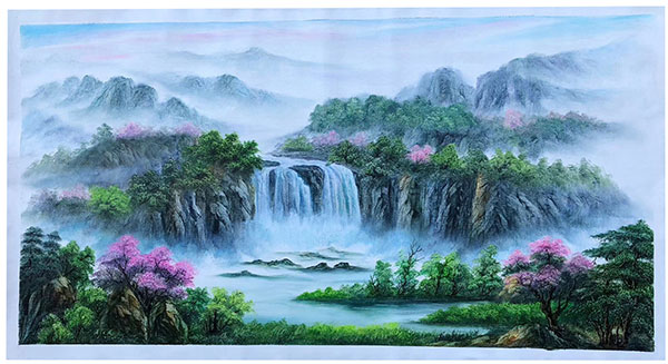 Landscape for Jahrriesnge waterfall-lpg1838  Landscape Jahrriesnge  for waterfall-lpg1838