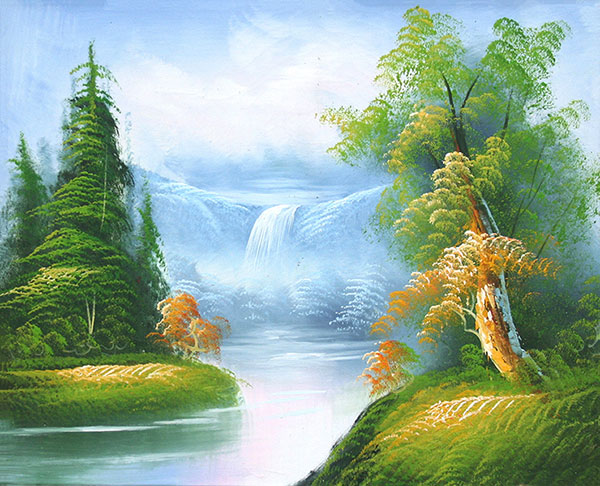 Landscape for Jahrriesnge waterfall lpg2396 Landscape Jahrriesnge for waterfall lpg2396