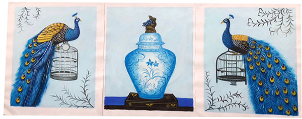 Animals for Jahrriesnge mixed  peacocks and vase lpg2682  Animals Jahrriesnge  for mixed  peacocks and vase lpg2682